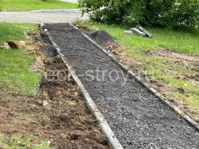 асфальтирование дорожек на участке