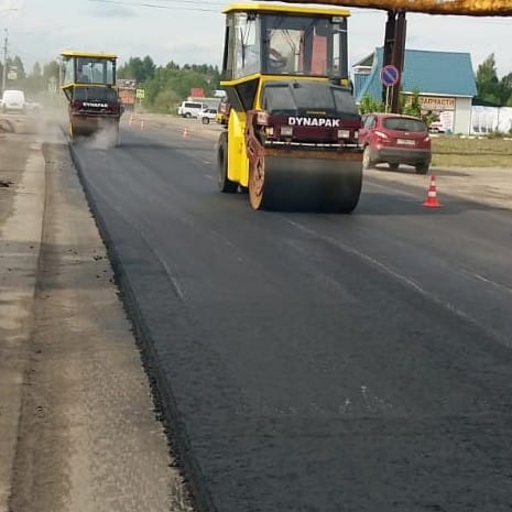 Строительство асфальтового покрытия